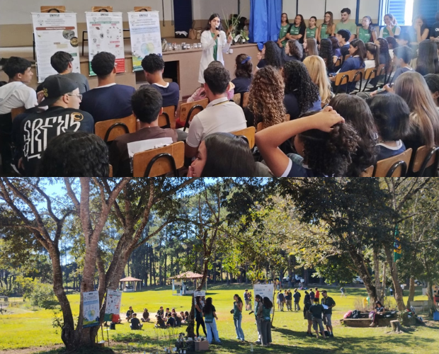 Acad�micos de Medicina realizam a��es de sa�de em escola estadual e horto florestal